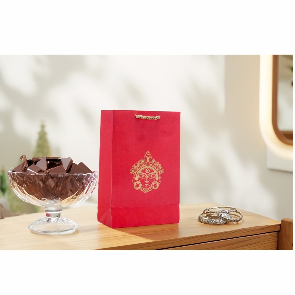 Ready to give Combo includes Stone Studded Stainless Steel Matki Box with Durga Gift Bag for Golu, Karwa Chauth, Navratri, Diwali Party, Indian Festivals Favors & Return Gifts La Vie Bien Ready to give Combo includes Stone Studded Stainless Steel Matki Box with Durga Gift Bag for Golu, Karwa Chauth, Navratri, Diwali Party, Indian Festivals