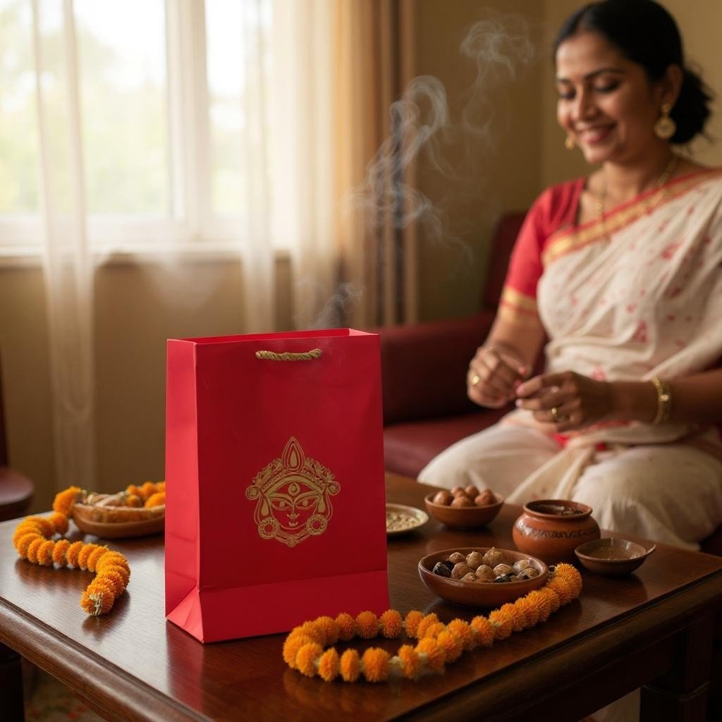 Ready to give Combo includes Stone Studded Stainless Steel Matki Box with Durga Gift Bag for Golu, Karwa Chauth, Navratri, Diwali Party, Indian Festivals Favors & Return Gifts La Vie Bien Ready to give Combo includes Stone Studded Stainless Steel Matki Box with Durga Gift Bag for Golu, Karwa Chauth, Navratri, Diwali Party, Indian Festivals