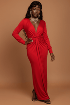 Really Red Long Dress Dress La Vie Bien Really Red Long Dress