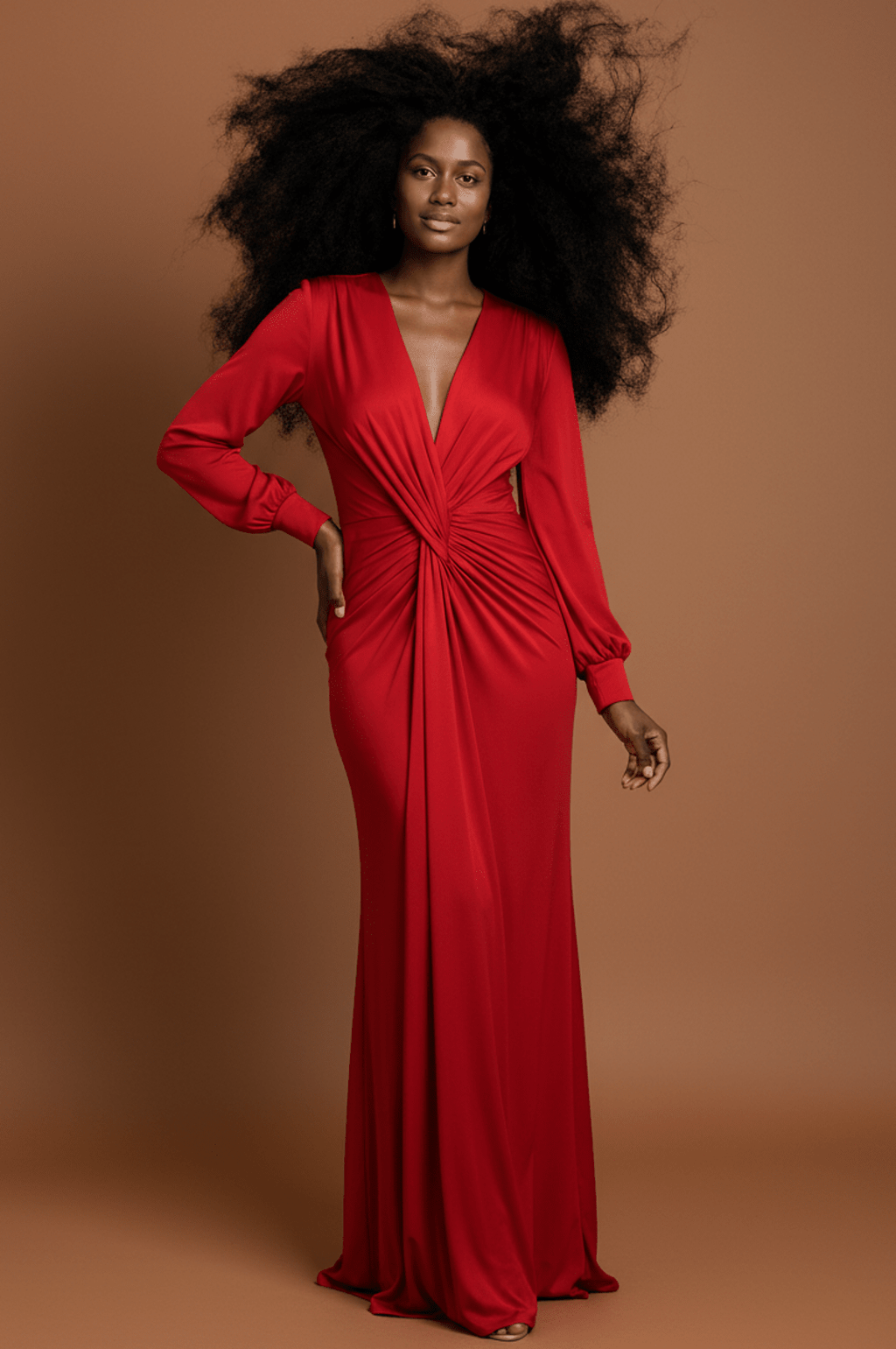 Really Red Long Dress Dress La Vie Bien Really Red Long Dress
