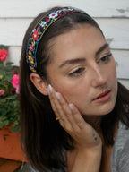 Rebecca Embroidered Headband by Ash & Rose