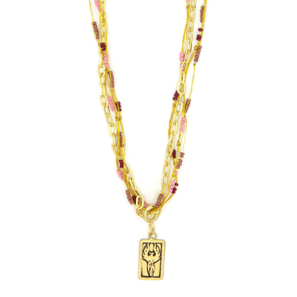 Reborn Phoenix Cluster Necklace