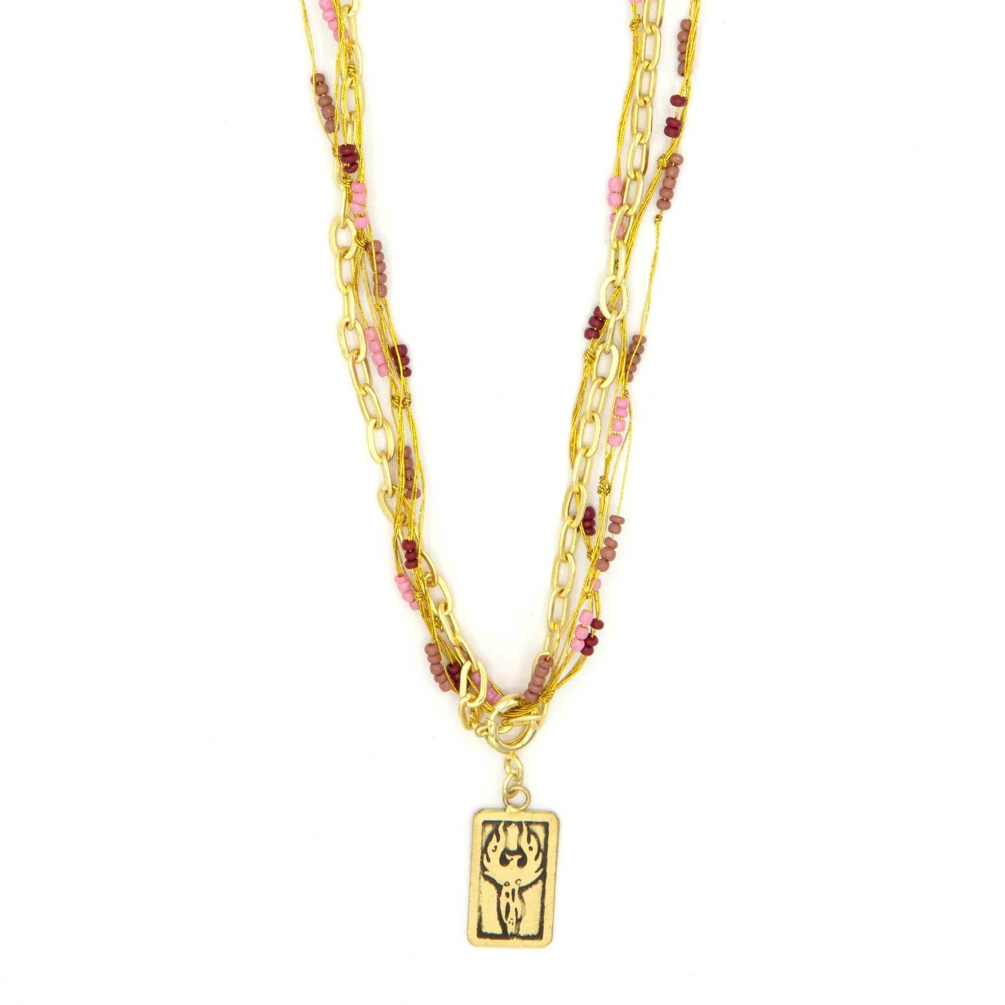 Reborn Phoenix Cluster Necklace