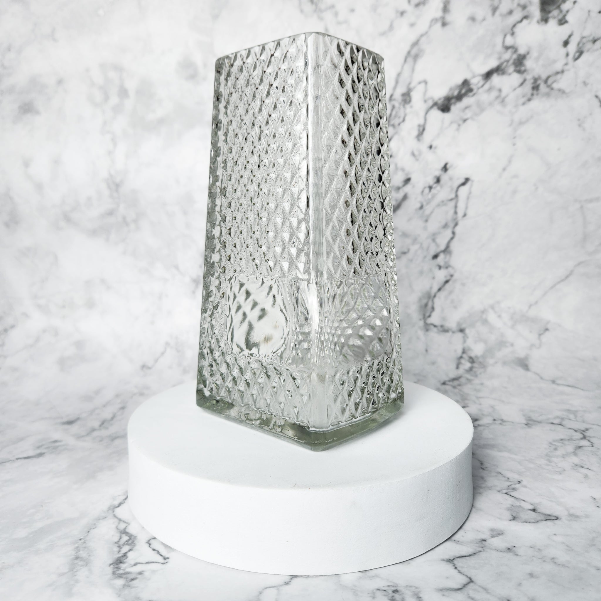 Reclaimed Glass Bottle Tapered Flower Vase Kitchen - Glass La Vie Bien Reclaimed Glass Bottle Tapered Flower Vase