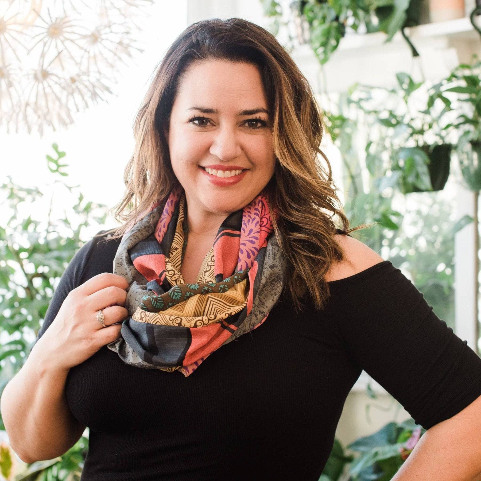 #1 Stocking Stuffer: The Original Medley Scarf. ♻️ Made from Sari Magic