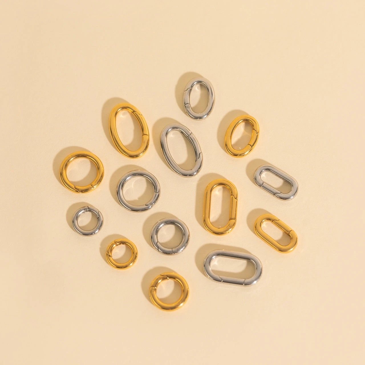Rectangle Necklace Charm Clasp by Oh Clementine