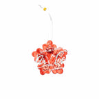 Recycled 3D Flower Ornament - Set of 2 Holiday La Vie Bien Recycled 3D Flower Ornament - Set of 2