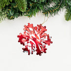 Recycled 3D Snowflake Ornament Holiday La Vie Bien Recycled 3D Snowflake Ornament
