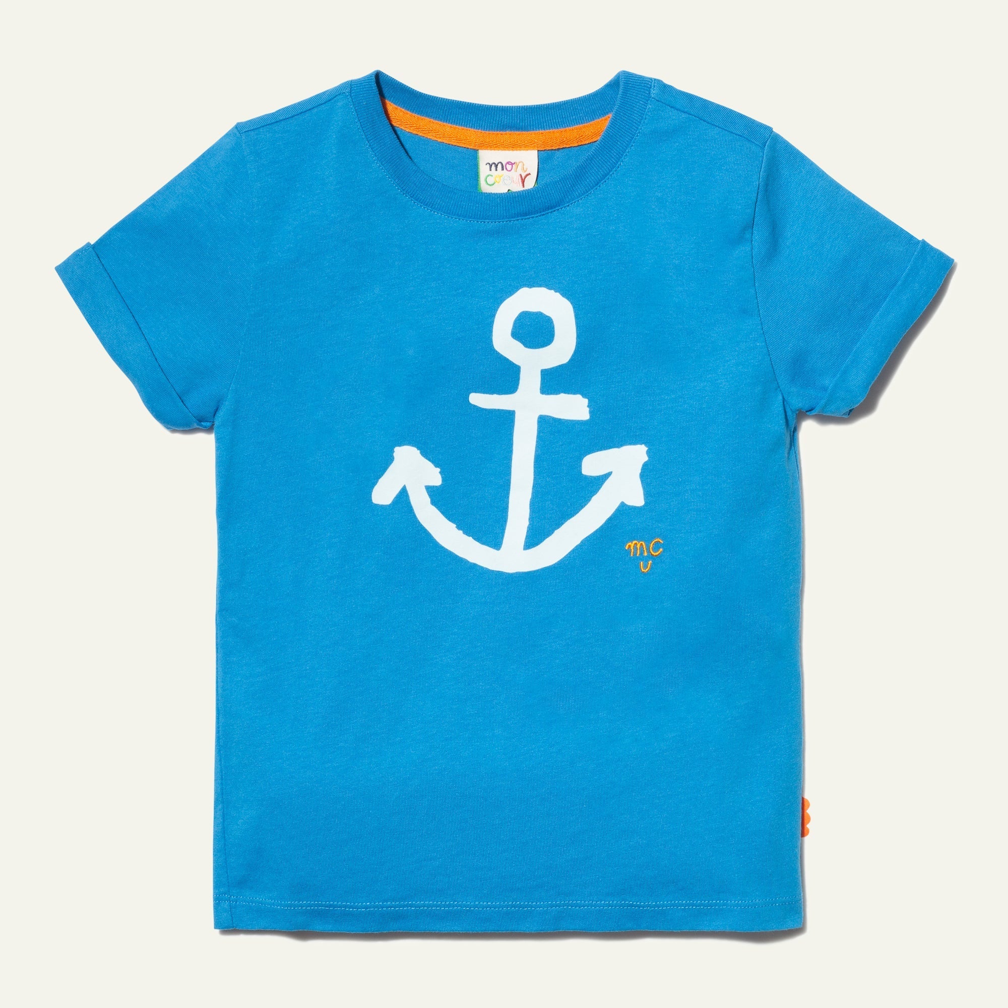Recycled Cotton Anchor Kid T-Shirt Shirts/Tops La Vie Bien Recycled Cotton Anchor Kid T-Shirt