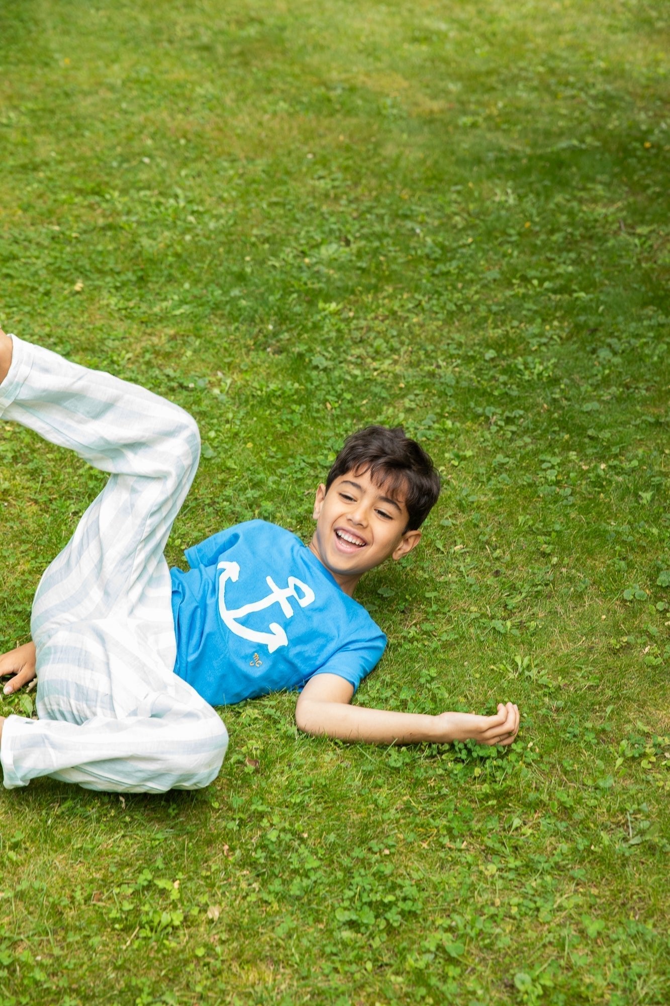 Recycled Cotton Anchor Kid T-Shirt Shirts/Tops La Vie Bien Recycled Cotton Anchor Kid T-Shirt