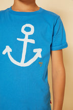 Recycled Cotton Anchor Kid T-Shirt Shirts/Tops La Vie Bien Recycled Cotton Anchor Kid T-Shirt