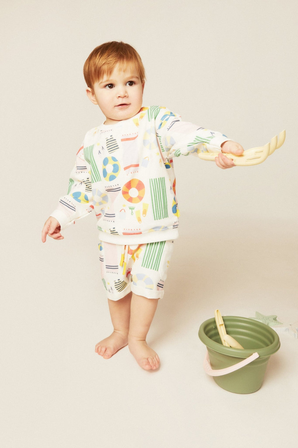 Recycled Cotton Beach Baby Sweatshirt Sweatshirt La Vie Bien Recycled Cotton Beach Baby Sweatshirt