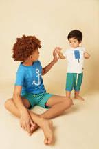 Recycled Cotton Blue Ice Pop Baby T-Shirt Shirts/Tops La Vie Bien Recycled Cotton Blue Ice Pop Baby T-Shirt