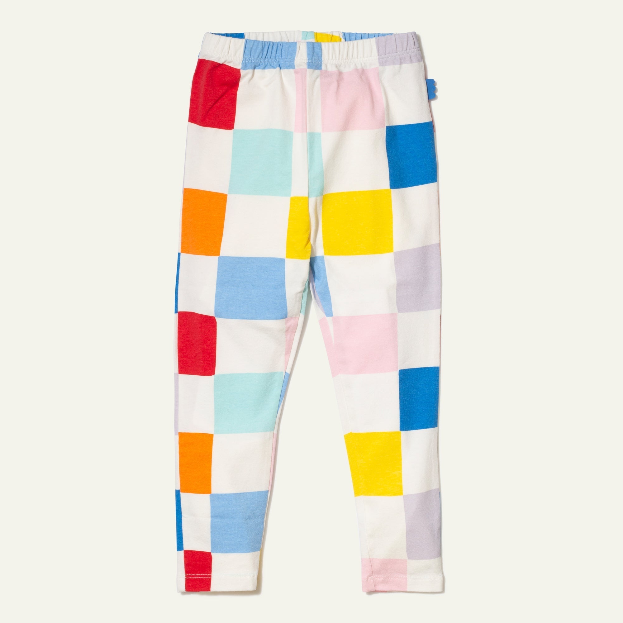 Recycled Cotton Checkered Baby Leggings Leggings La Vie Bien Recycled Cotton Checkered Baby Leggings