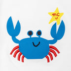 Recycled Cotton Crab Baby T-Shirt Shirts/Tops La Vie Bien Recycled Cotton Crab Baby T-Shirt