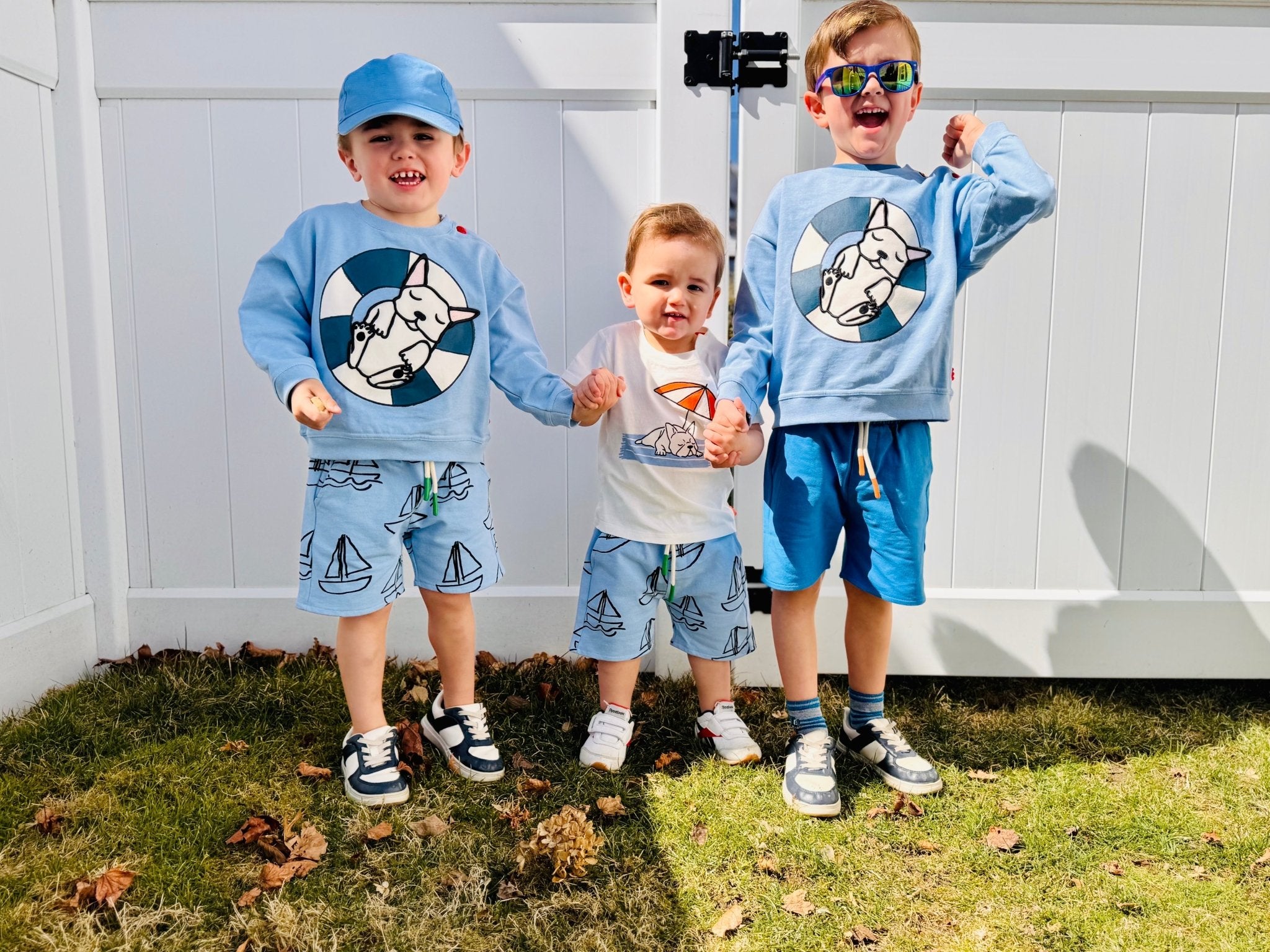 Recycled Cotton Frenchie Baby T-Shirt Shirts/Tops La Vie Bien Recycled Cotton Frenchie Baby T-Shirt