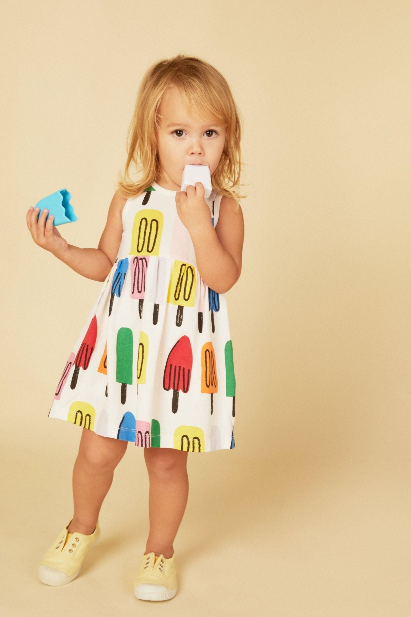Recycled Cotton Ice Pop Baby Tank Dress Dresses La Vie Bien Recycled Cotton Ice Pop Baby Tank Dress