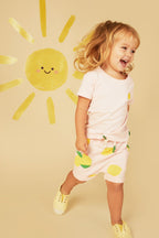 Recycled Cotton Lemon Baby T-Shirt Shirts/Tops La Vie Bien Recycled Cotton Lemon Baby T-Shirt