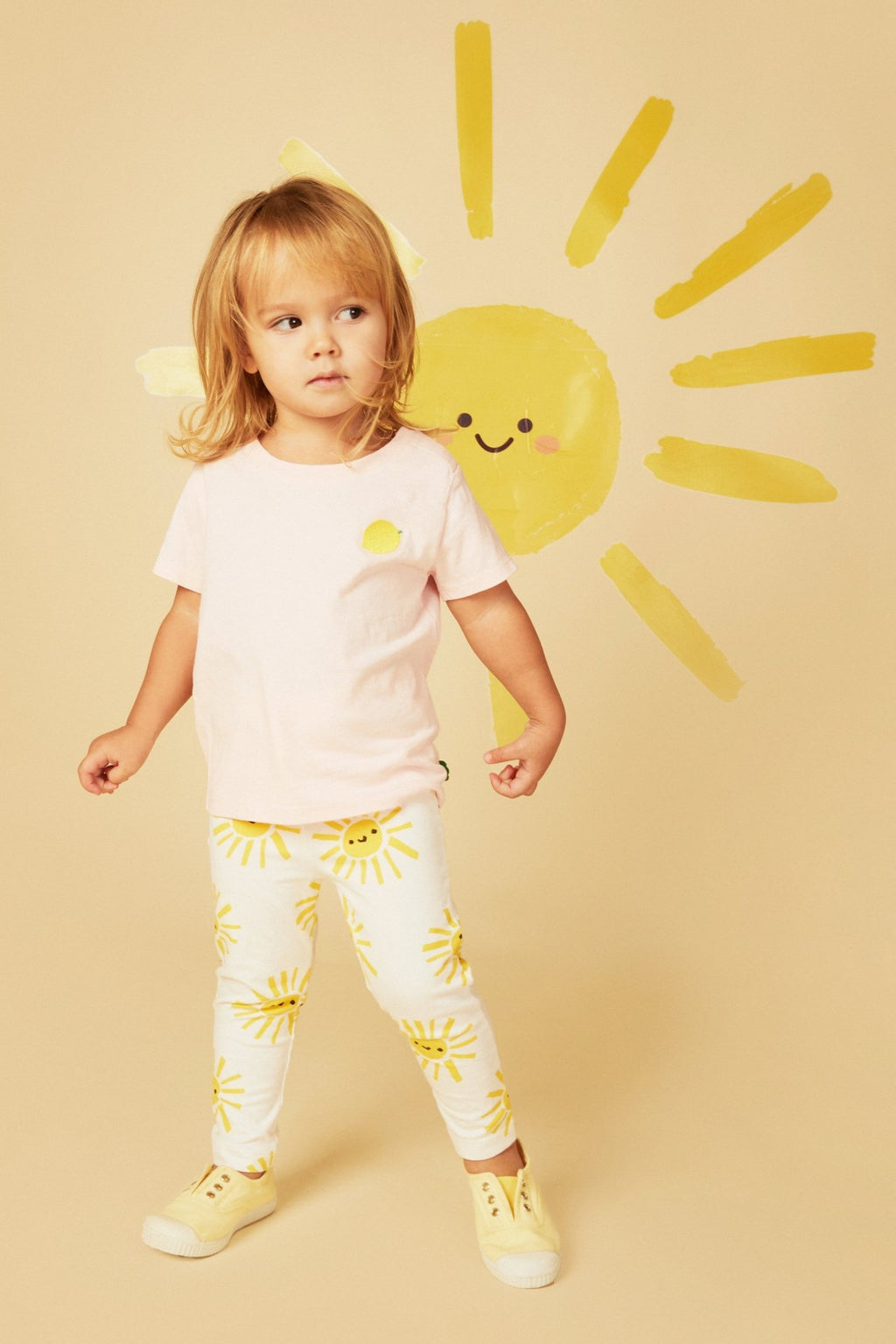 Recycled Cotton Lemon Baby T-Shirt Shirts/Tops La Vie Bien Recycled Cotton Lemon Baby T-Shirt