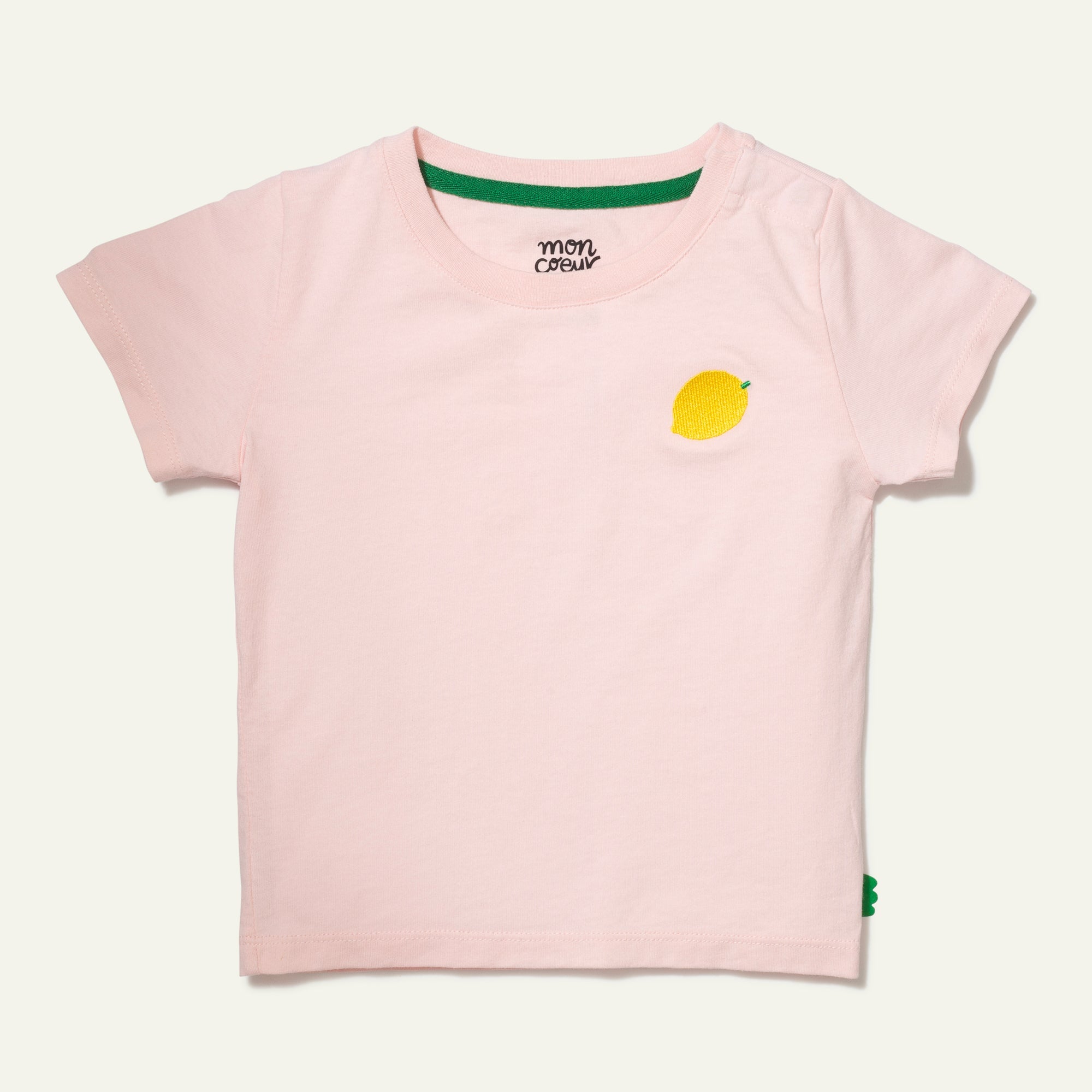 Recycled Cotton Lemon Baby T-Shirt Shirts/Tops La Vie Bien Recycled Cotton Lemon Baby T-Shirt