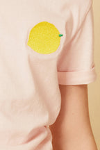 Recycled Cotton Lemon Baby T-Shirt Shirts/Tops La Vie Bien Recycled Cotton Lemon Baby T-Shirt