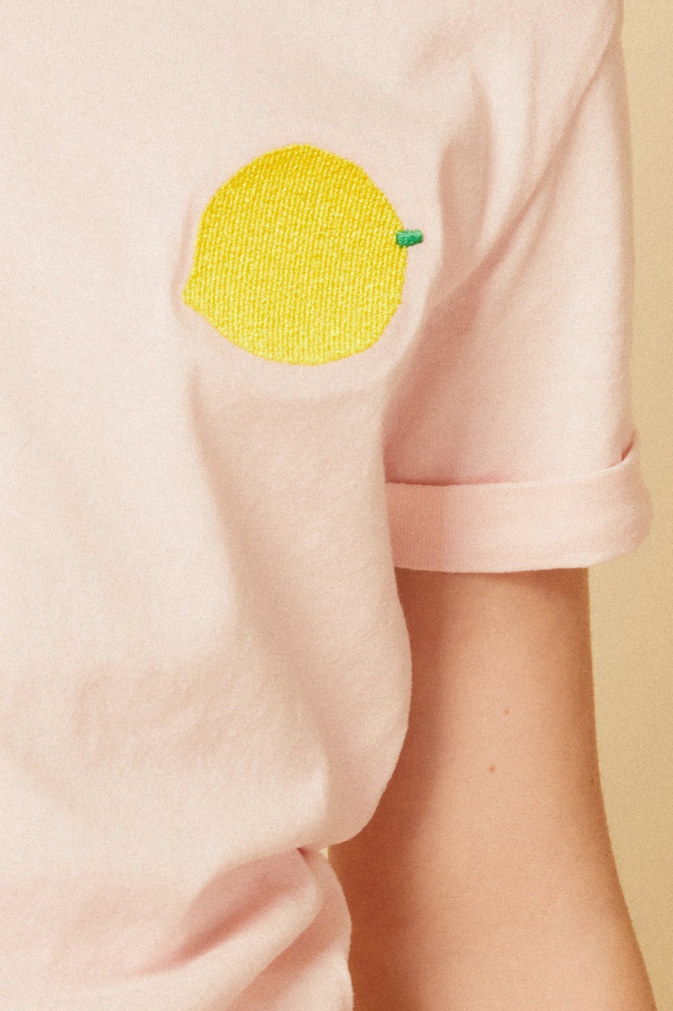 Recycled Cotton Lemon Baby T-Shirt Shirts/Tops La Vie Bien Recycled Cotton Lemon Baby T-Shirt