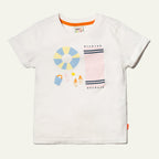 Recycled Cotton Pink Beach Party Kid T-Shirt Shirts/Tops La Vie Bien Recycled Cotton Pink Beach Party Kid T-Shirt