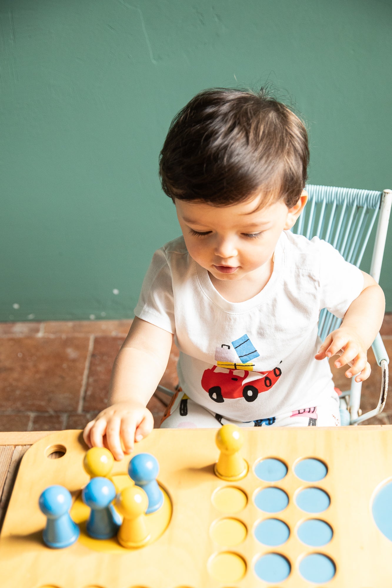 Recycled Cotton Roadtrip Baby T-Shirt Shirts/Tops La Vie Bien Recycled Cotton Roadtrip Baby T-Shirt