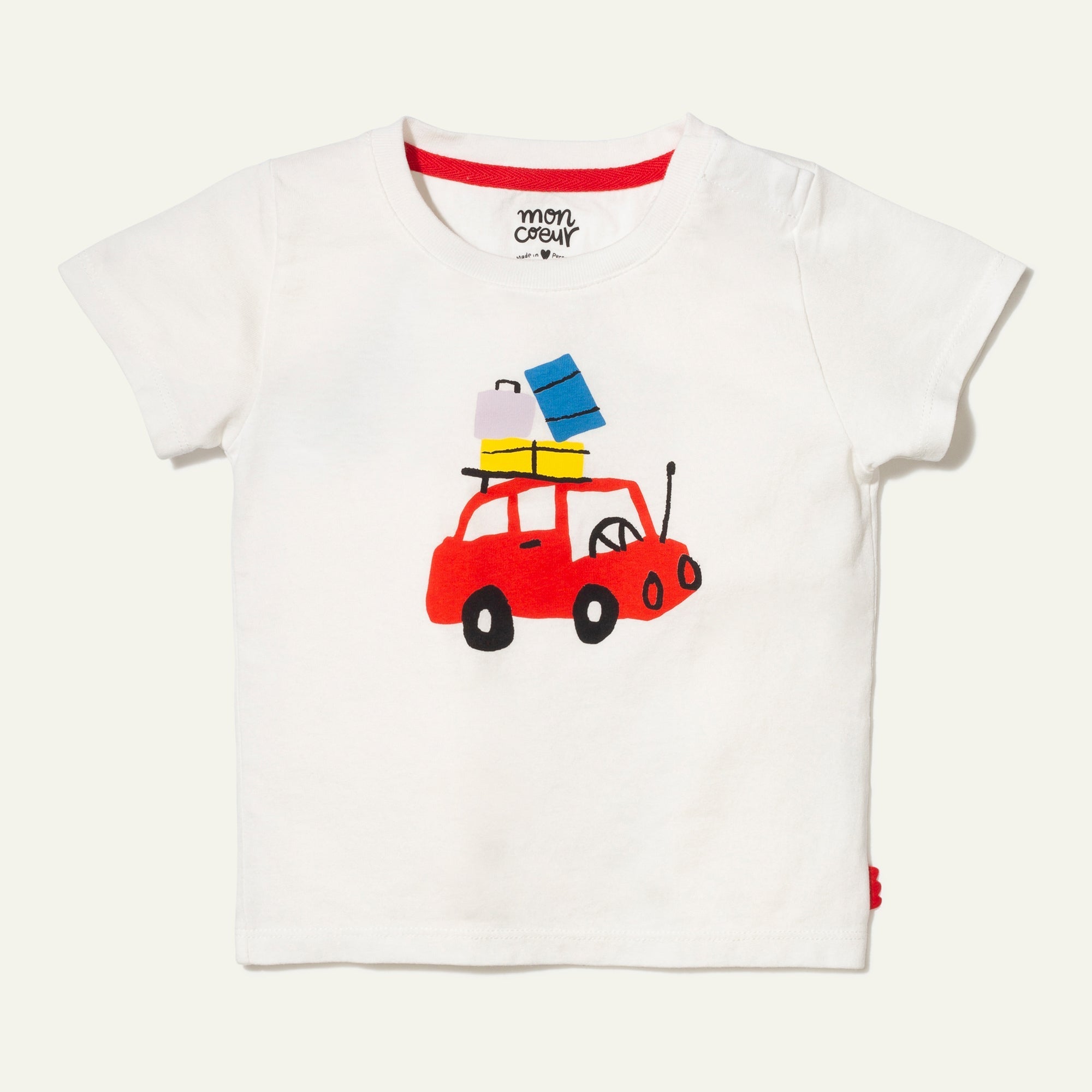 Recycled Cotton Roadtrip Baby T-Shirt Shirts/Tops La Vie Bien Recycled Cotton Roadtrip Baby T-Shirt