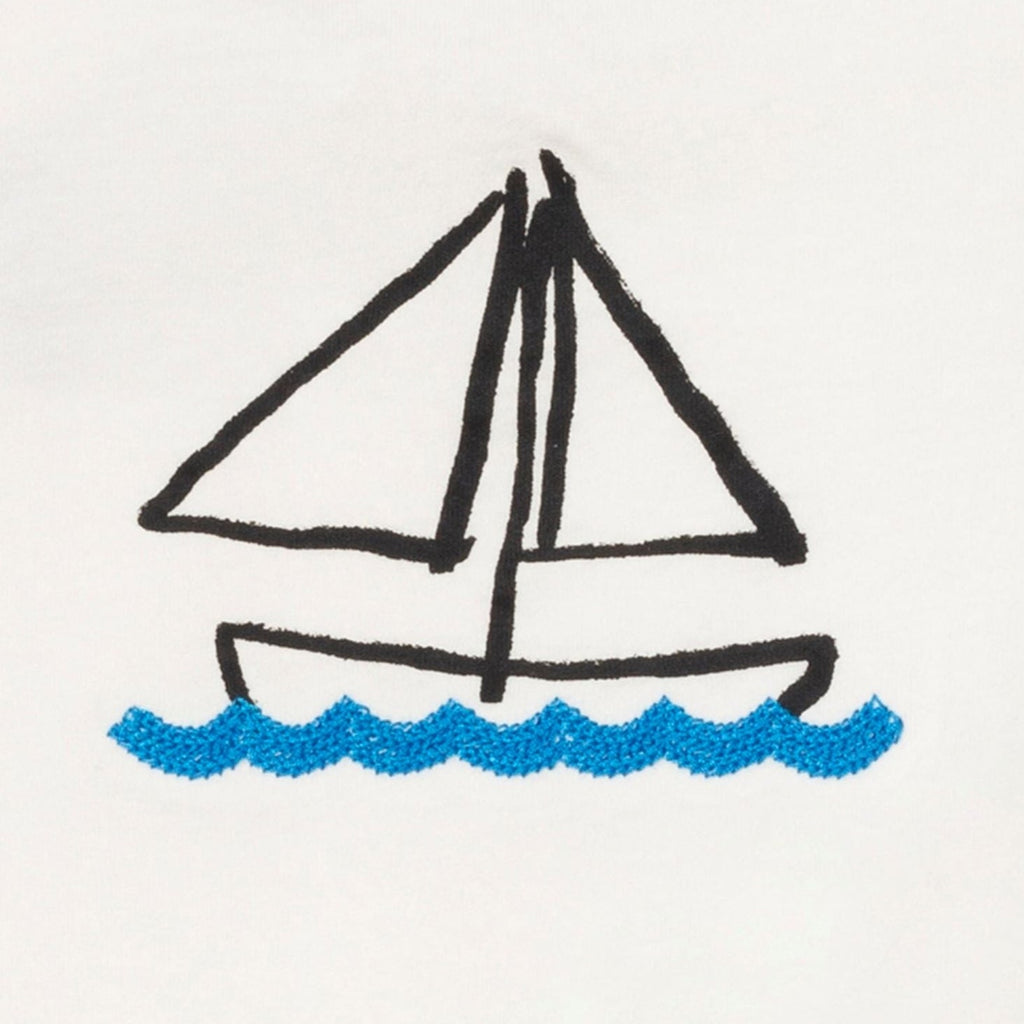 Recycled Cotton Sail Away Baby T-Shirt Shirts/Tops La Vie Bien Recycled Cotton Sail Away Baby T-Shirt