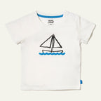 Recycled Cotton Sail Away Baby T-Shirt Shirts/Tops La Vie Bien Recycled Cotton Sail Away Baby T-Shirt