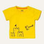 Recycled Cotton Sandcastle Baby T-Shirt Shirts/Tops La Vie Bien Recycled Cotton Sandcastle Baby T-Shirt