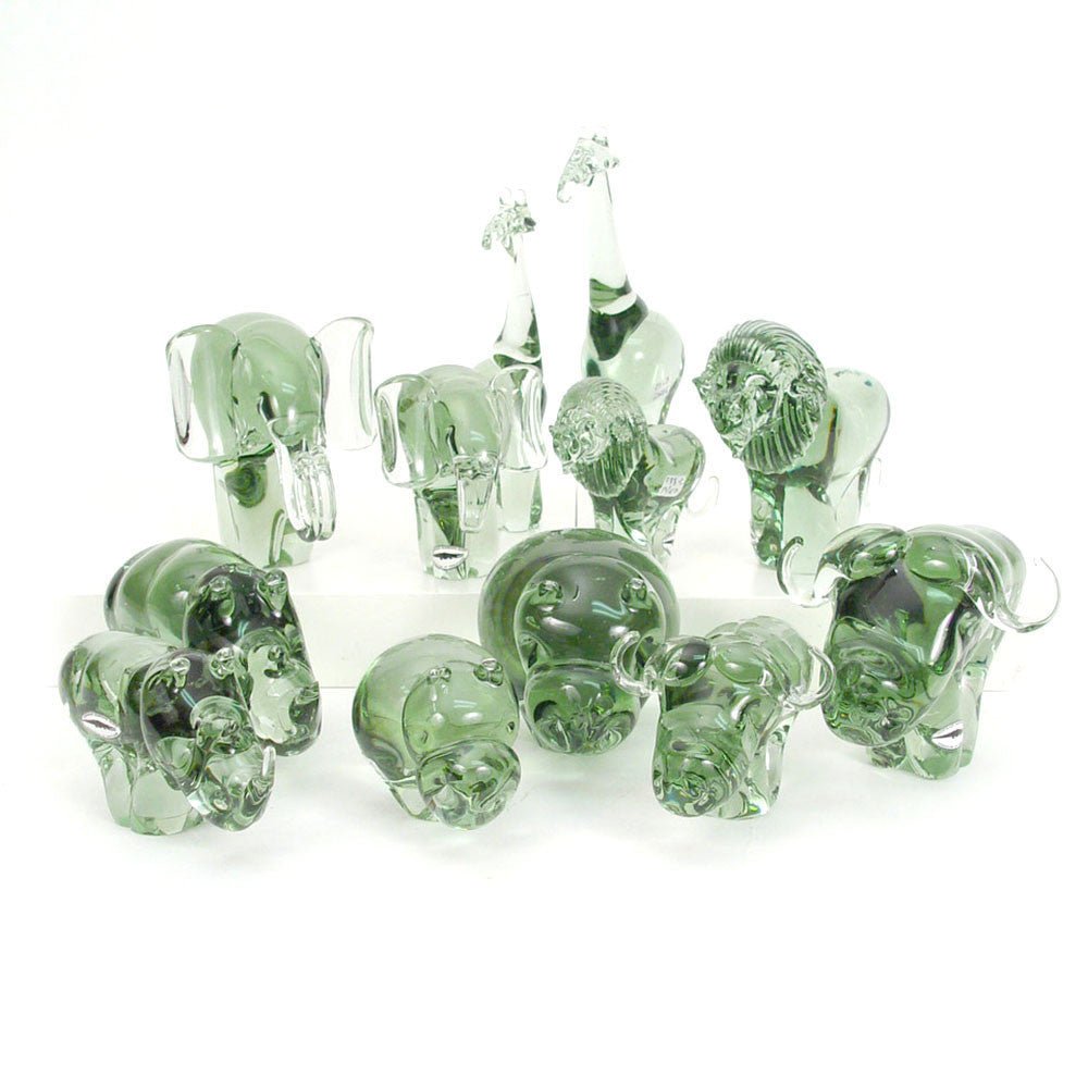 Recycled Glass Lion La Vie Bien Recycled Glass Lion