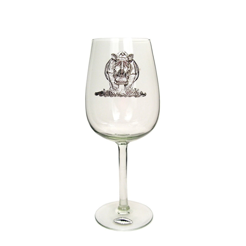 Recycled Glass Pewter Animal Wine Glass La Vie Bien Recycled Glass Pewter Animal Wine Glass
