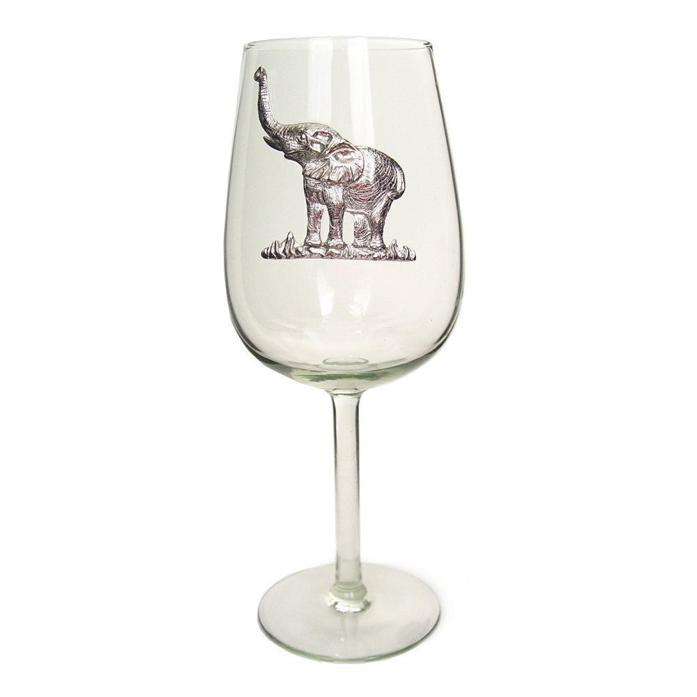 Recycled Glass Pewter Animal Wine Glass La Vie Bien Recycled Glass Pewter Animal Wine Glass