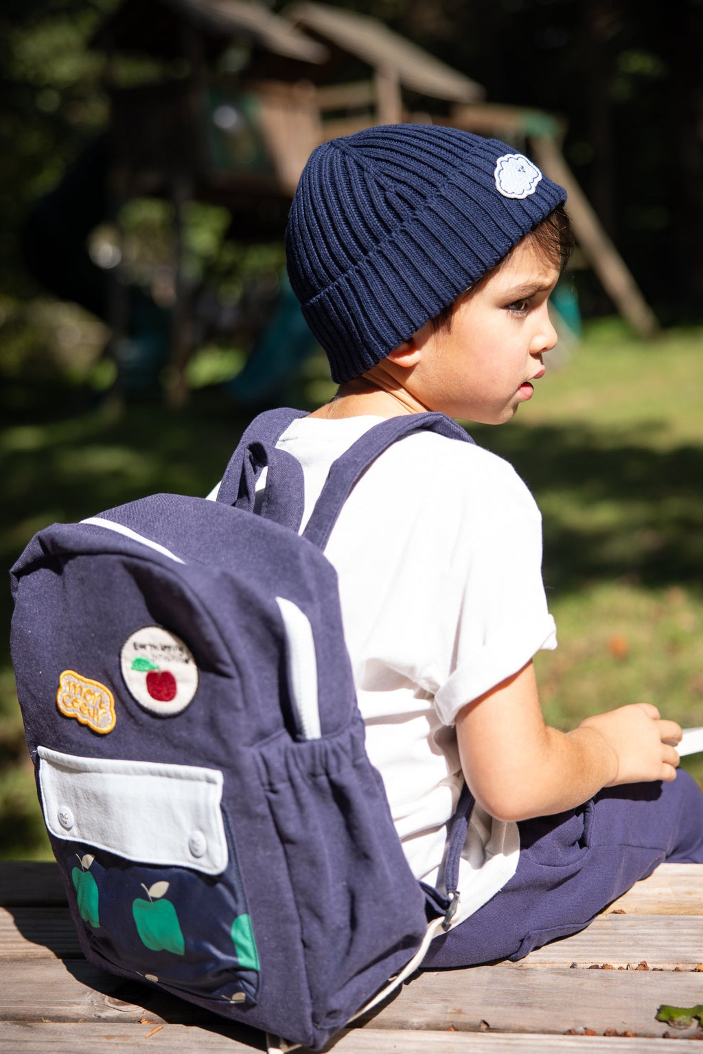 Recycled Materials Apple Backpack Backpack La Vie Bien Recycled Materials Apple Backpack