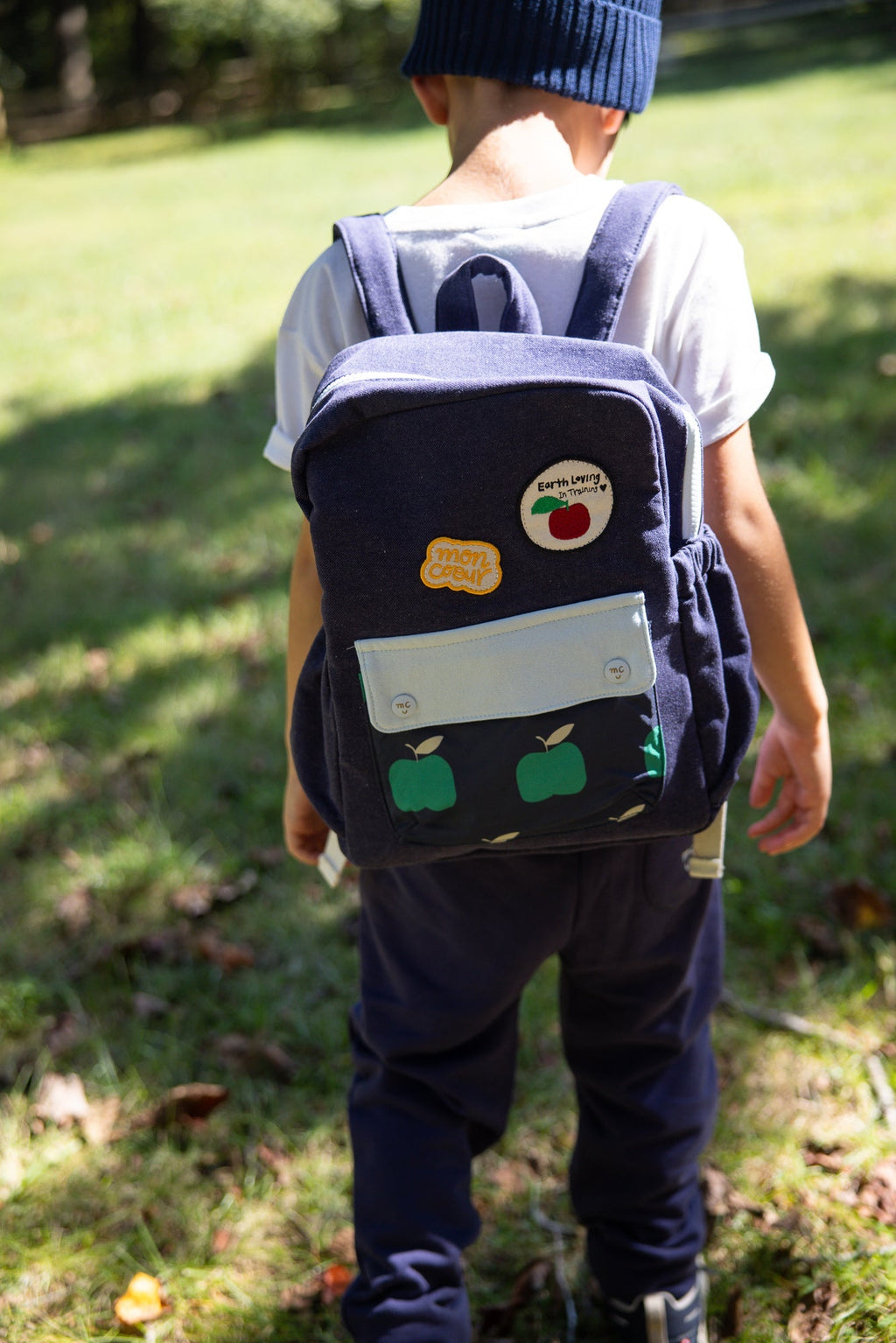Recycled Materials Apple Backpack Backpack La Vie Bien Recycled Materials Apple Backpack