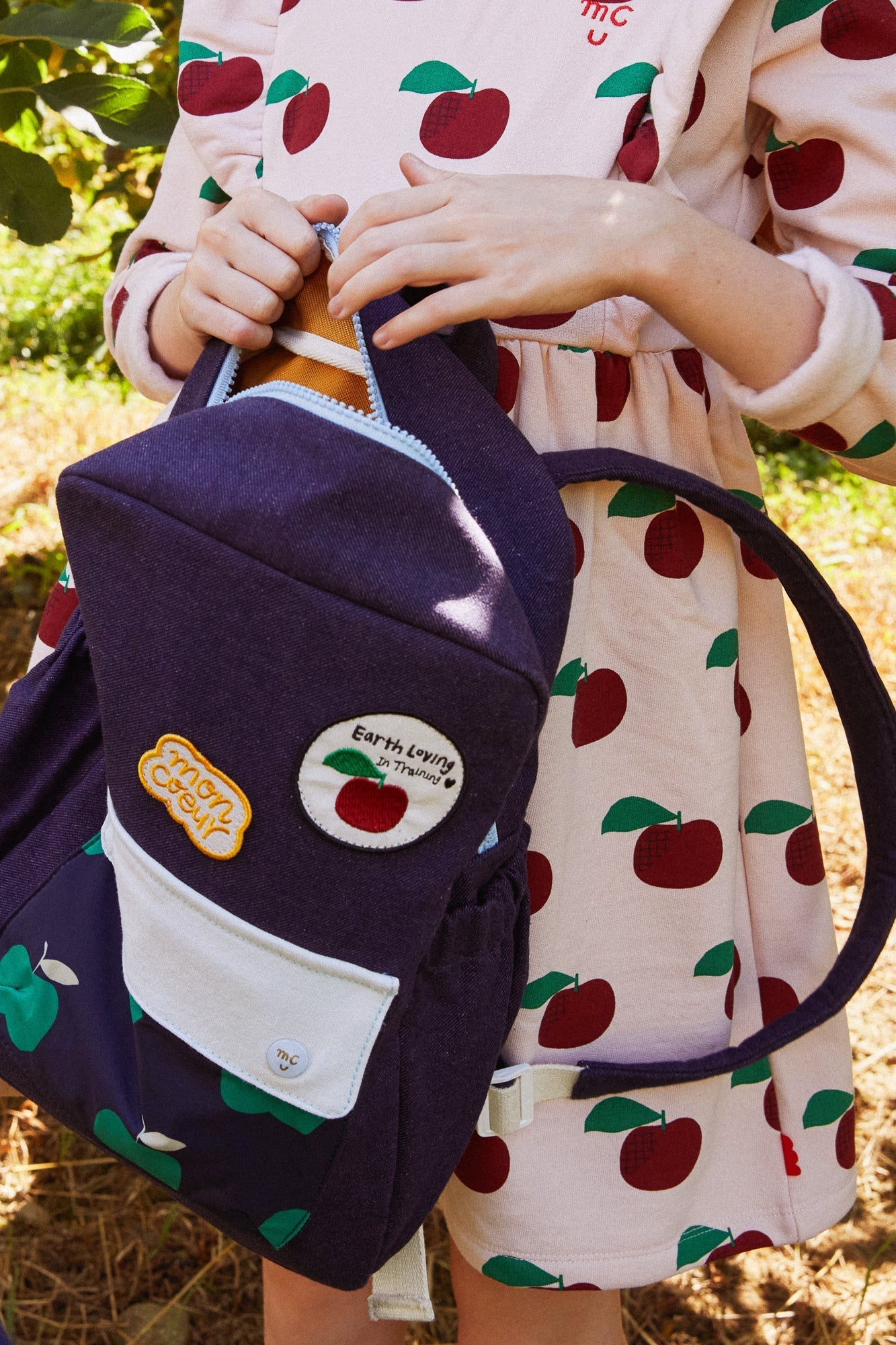 Recycled Materials Apple Backpack Backpack La Vie Bien Recycled Materials Apple Backpack