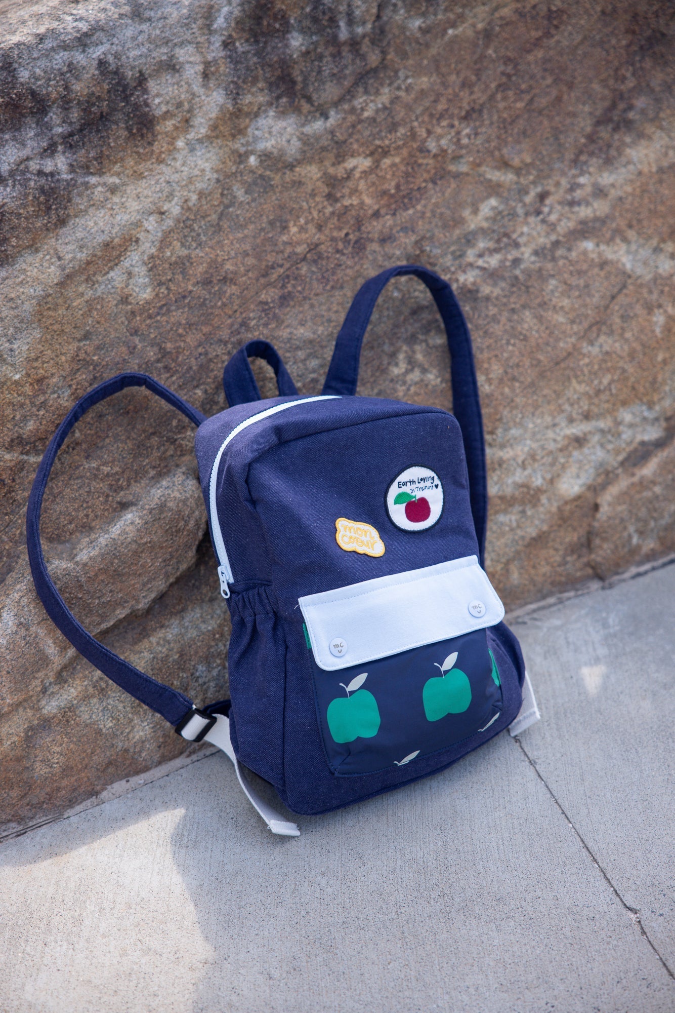 Recycled Materials Apple Backpack Backpack La Vie Bien Recycled Materials Apple Backpack