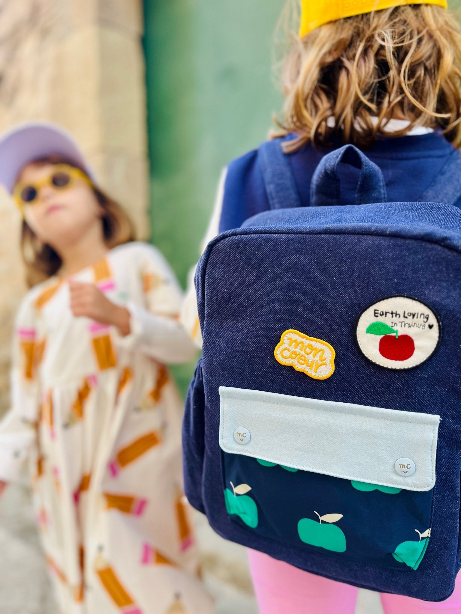 Recycled Materials Apple Backpack Backpack La Vie Bien Recycled Materials Apple Backpack