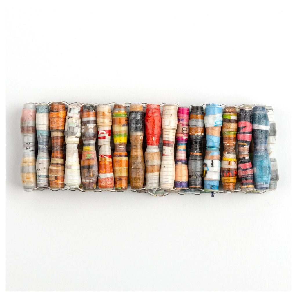 Recycled Plastic Beaded Bracelet Bracelets - Fashion La Vie Bien Recycled Plastic Beaded Bracelet
