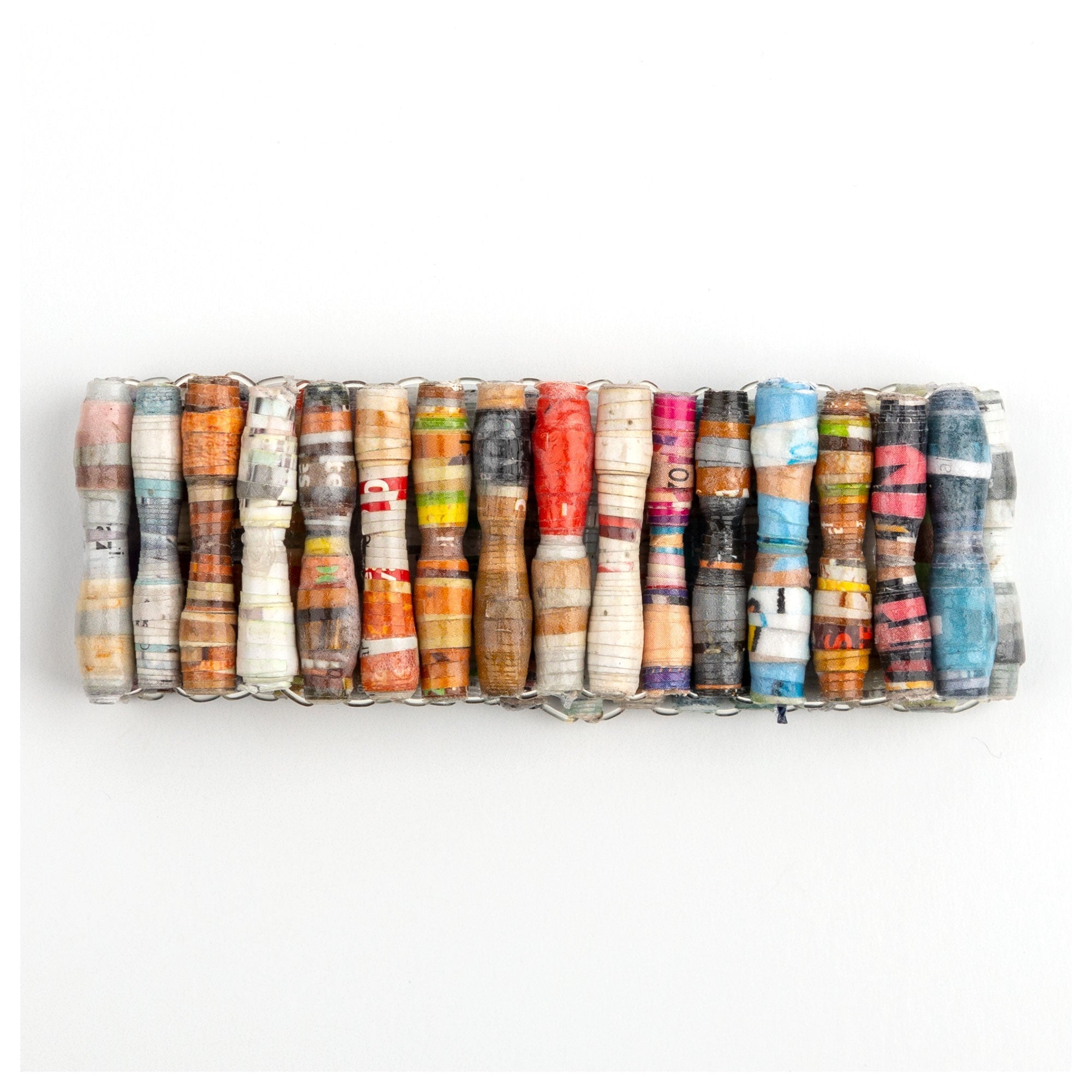 Recycled Plastic Beaded Bracelet Bracelets - Fashion La Vie Bien Recycled Plastic Beaded Bracelet