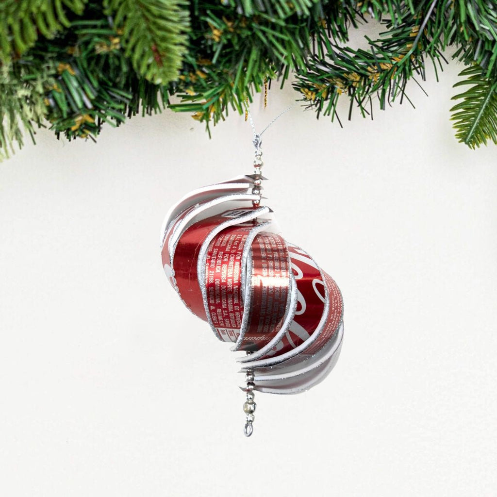 Recycled Spiral Ornament Holiday La Vie Bien Recycled Spiral Ornament
