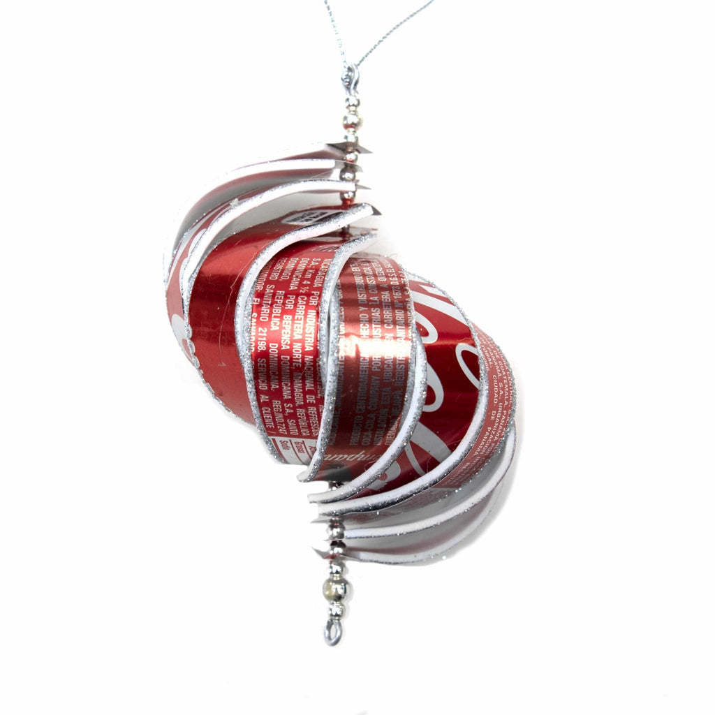 Recycled Spiral Ornament Holiday La Vie Bien Recycled Spiral Ornament