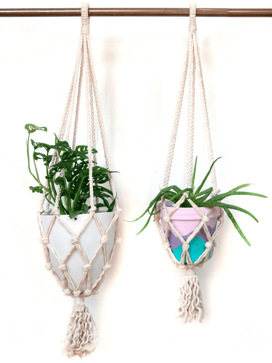 Recycled Thread Plant Hanger by Fair Anita