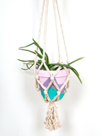 Recycled Thread Plant Hanger by Fair Anita