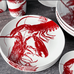 Red Lobster Dinnerware & Serving Pieces Dishes La Vie Bien Red Lobster Dinnerware & Serving Pieces