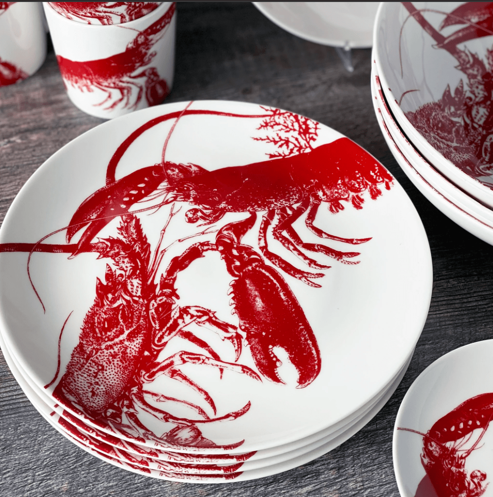 Red Lobster Dinnerware & Serving Pieces Dishes La Vie Bien Red Lobster Dinnerware & Serving Pieces