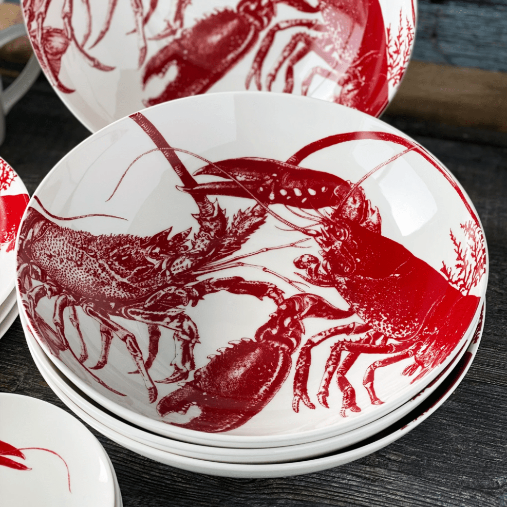 Red Lobster Dinnerware & Serving Pieces Dishes La Vie Bien Red Lobster Dinnerware & Serving Pieces