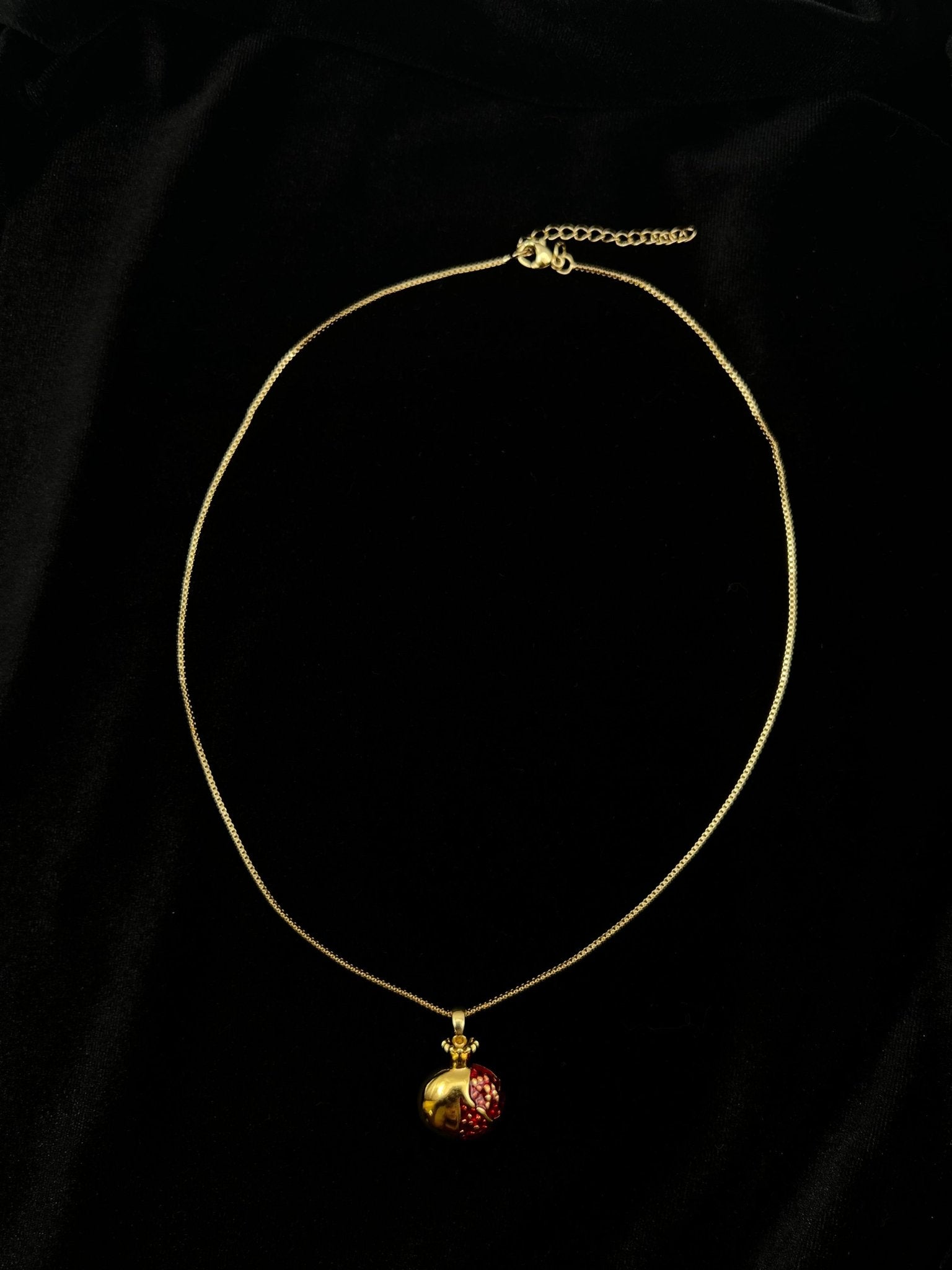 Red Pomegranate Necklace 2 Necklaces La Vie Bien Red Pomegranate Necklace 2